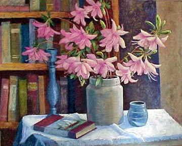Azaleas in Morning Light by Jackie MacKenzie